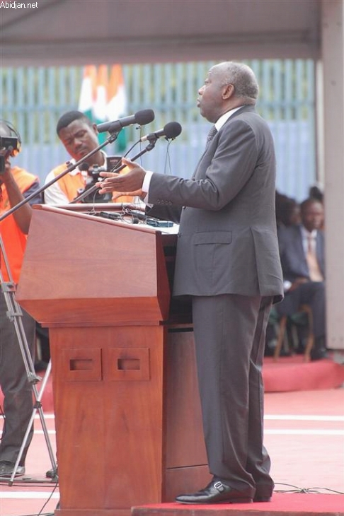 Laurent Gbagbo à ses détracteurs : «Vous cherchez les élections alors que nous cherchons la paix »